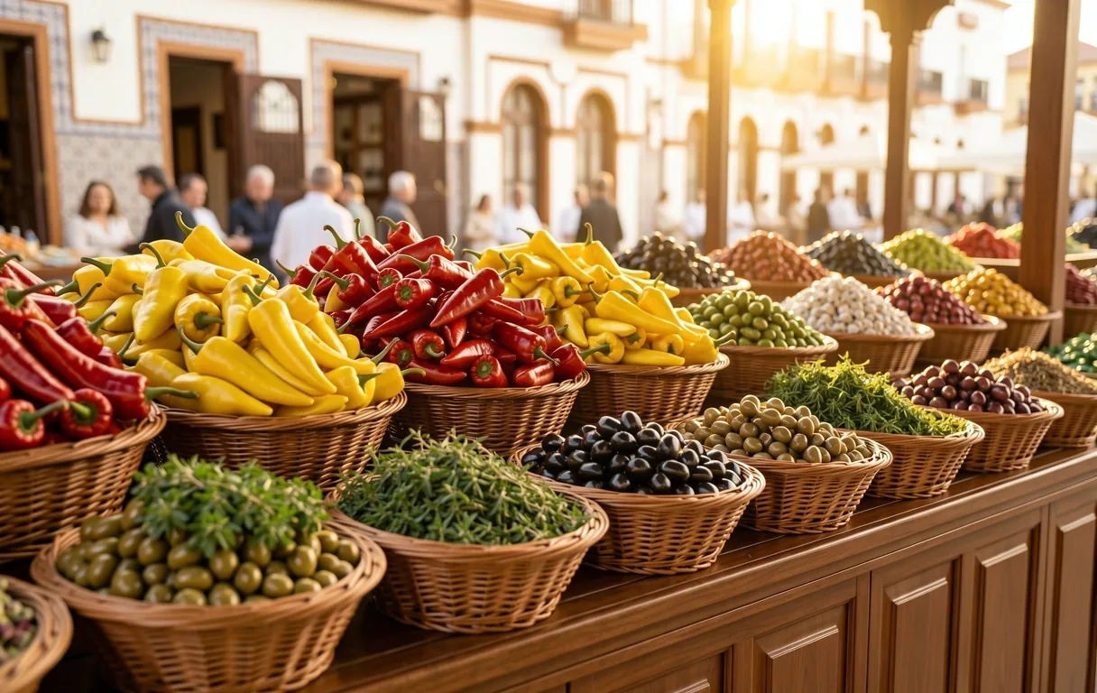 Mercado local en Sevilla